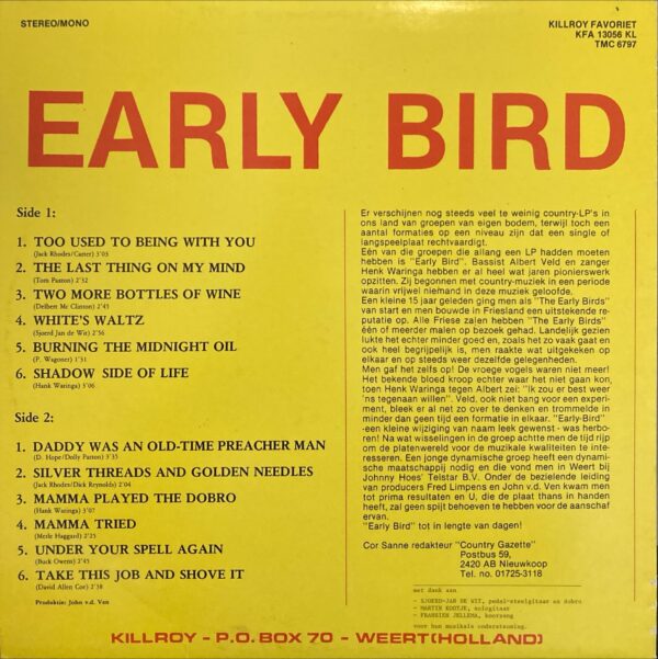 Early Bird - First Flight