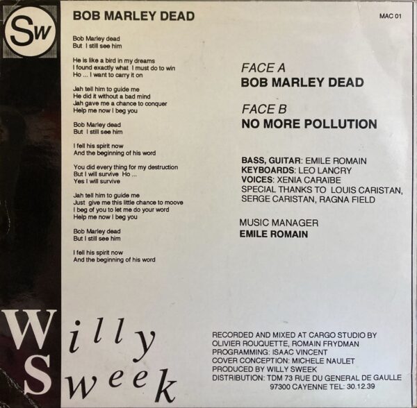 Willy Sweek - Bob Marley Dead