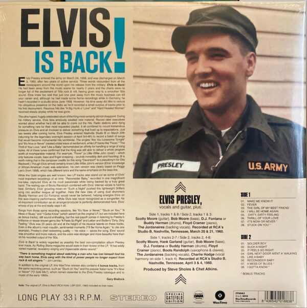 Elvis Presley - Elvis Is Back!