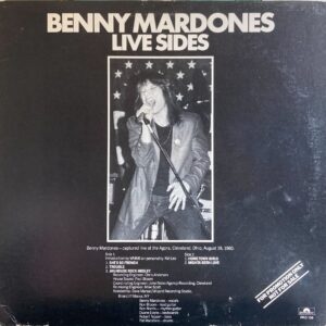 Benny Mardones - Live Sides