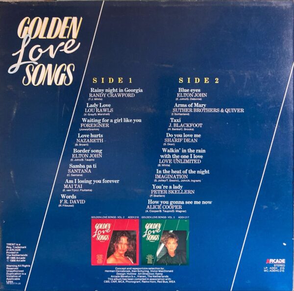 Golden Love Songs Volume 1