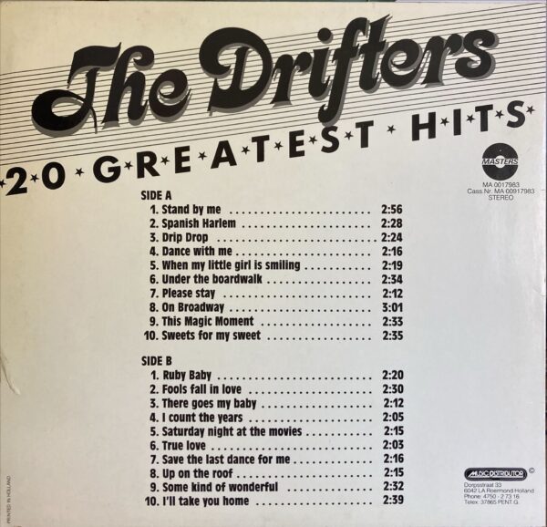 Drifters, The - 20 Greatest Hits