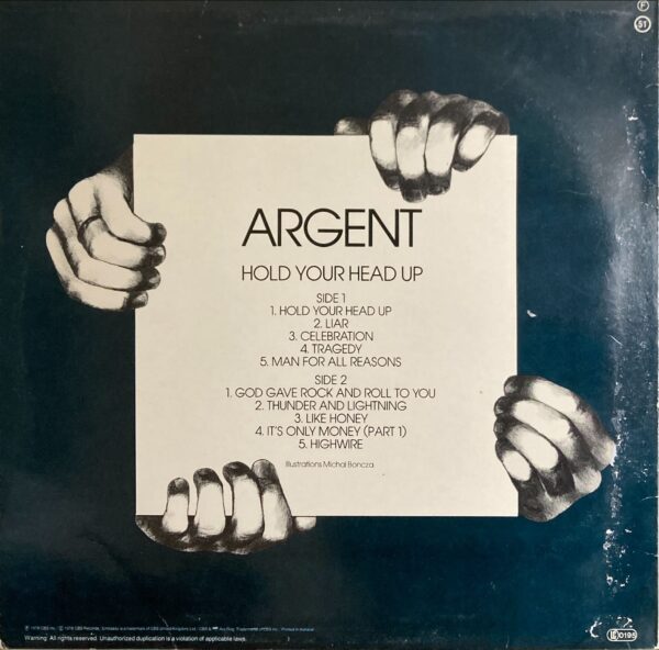 Argent - Hold Your Head Up