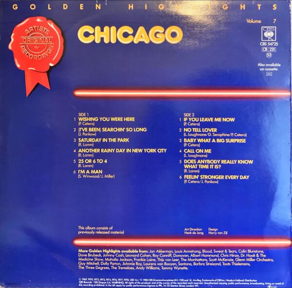 Chicago - Golden Highlights Volume 7