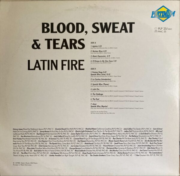 Blood, Sweat & Tears - Latin Fire