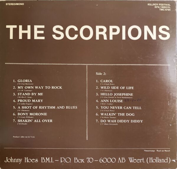 Scorpions, The - My Own Way To Rock