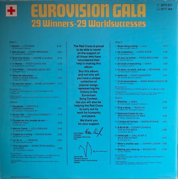 Eurovision Gala - 29 Winners - 29 Worldsuccesses