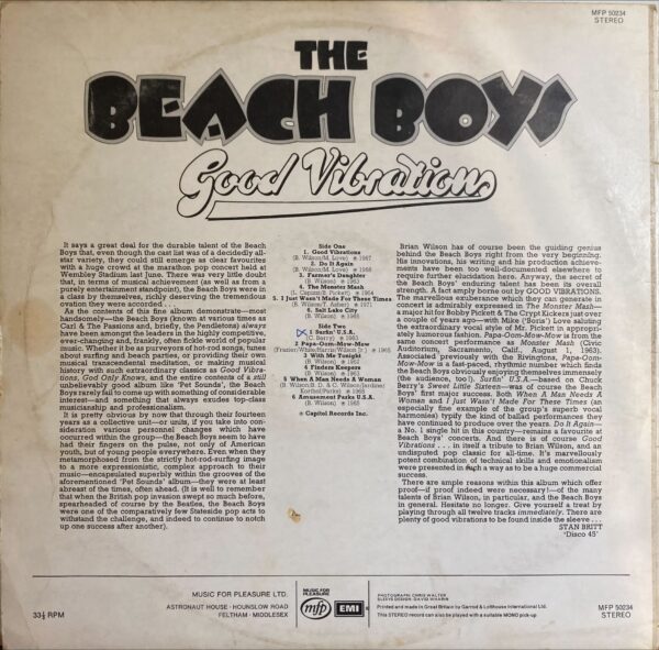 Beach Boys, The - Good Vibrations