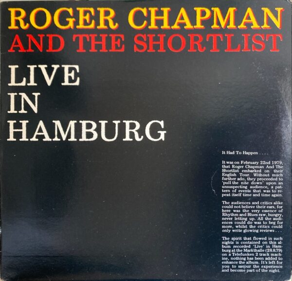 Roger Chapman And The Shortlist - Live In Hamburg