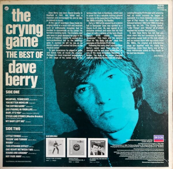 Dave Berry - Crying Game, The ....The Best Of.....