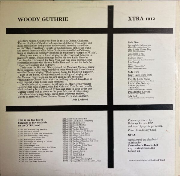 Woody Guthrie - Woody Guthrie