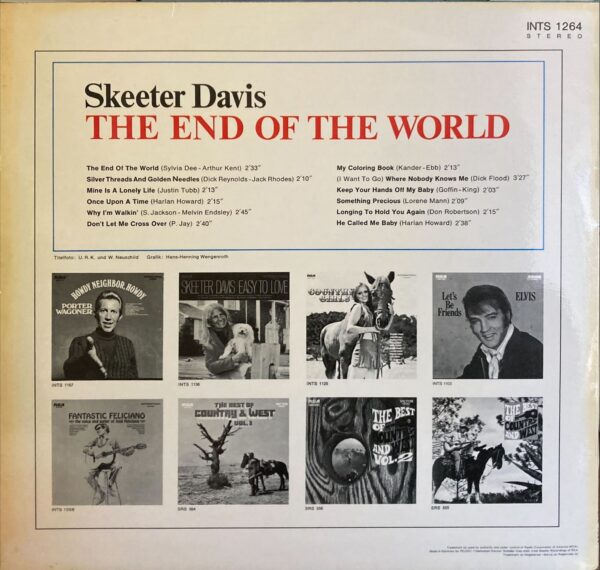 Skeeter Davis - End Of The World, The