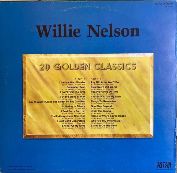 Willie Nelson - 20 Golden Classics